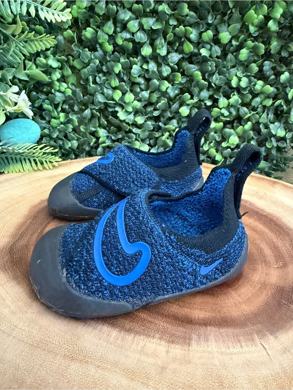 Nike Swoosh 1 Baby Shoe Blue 5C